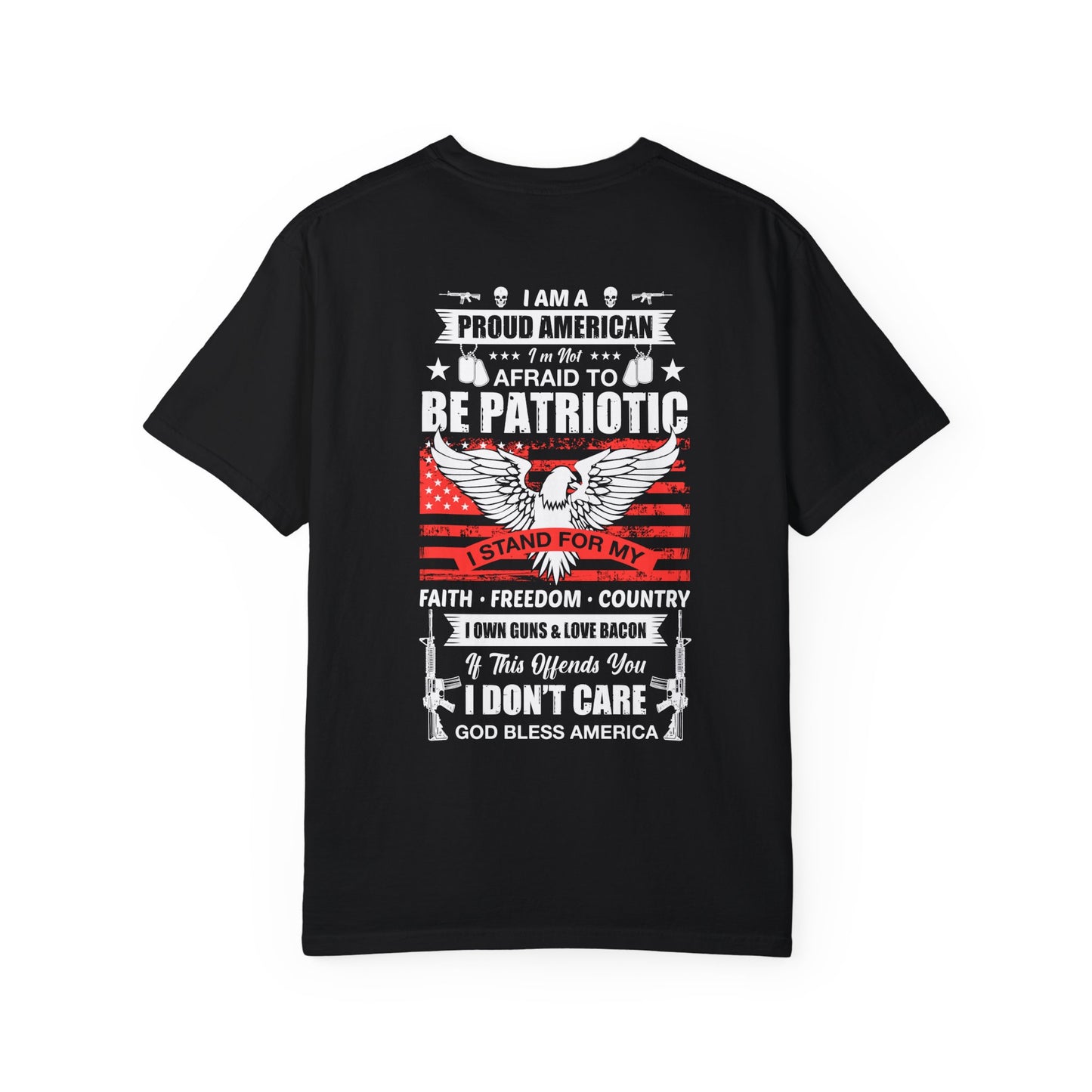 American Patriot Unisex Garment-Dyed T-shirt 5