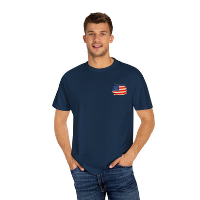 American Patriot Unisex Garment-Dyed T-shirt 10