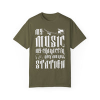 (Music)Unisex Garment-Dyed T-shirt