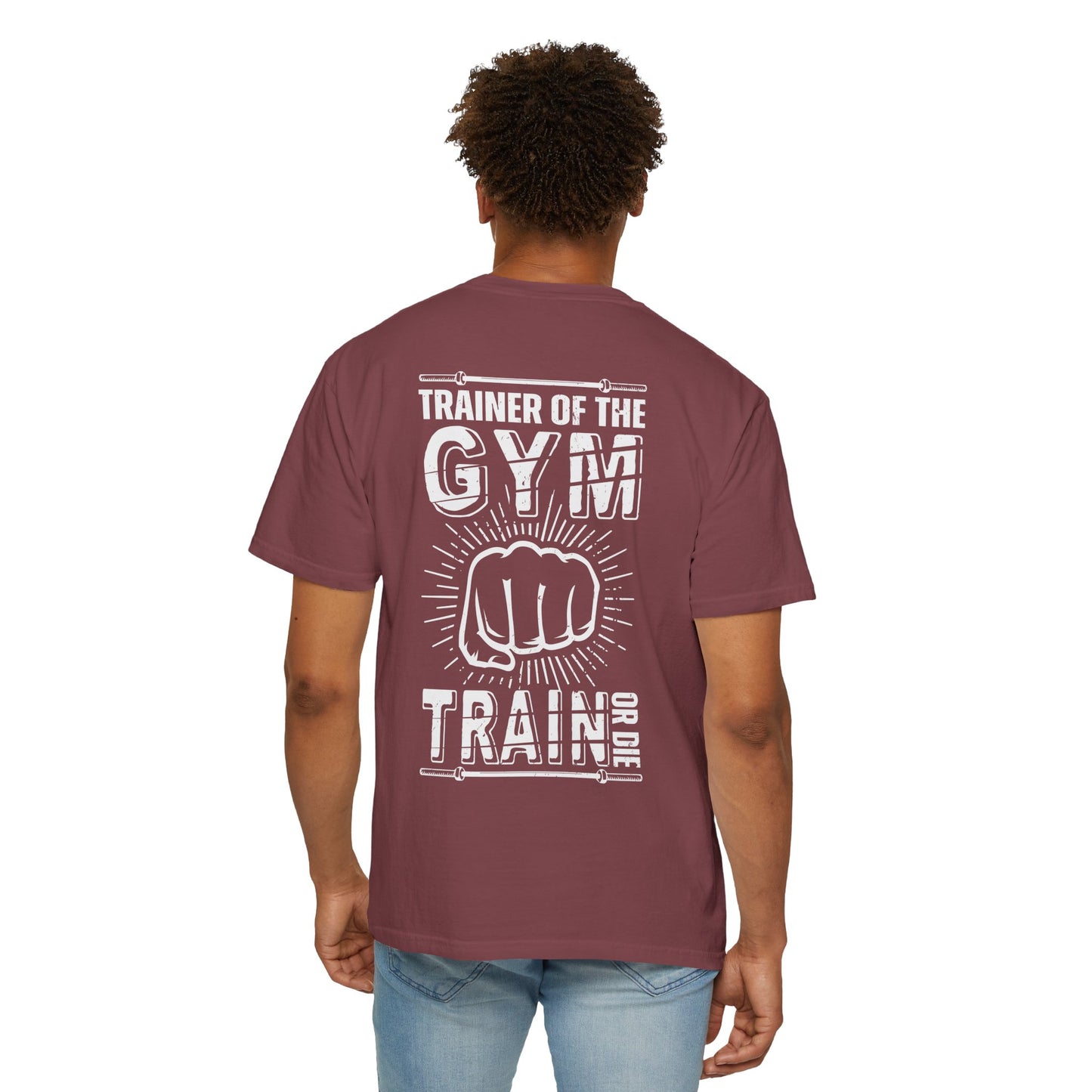 Fitness Unisex Garment-Dyed T-shirt (Back Design) 10