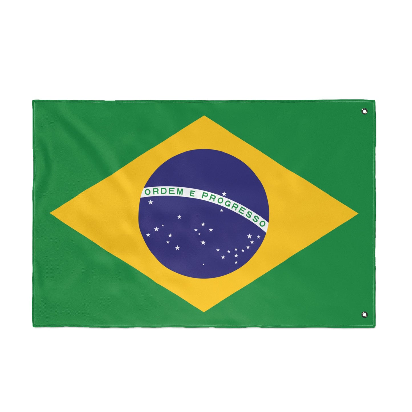 Vibrant Double Sided Brazilian Flag, Decorative Outdoor Banner, Festival Décor, Patriotic Home Decor, Sports Game Decoration