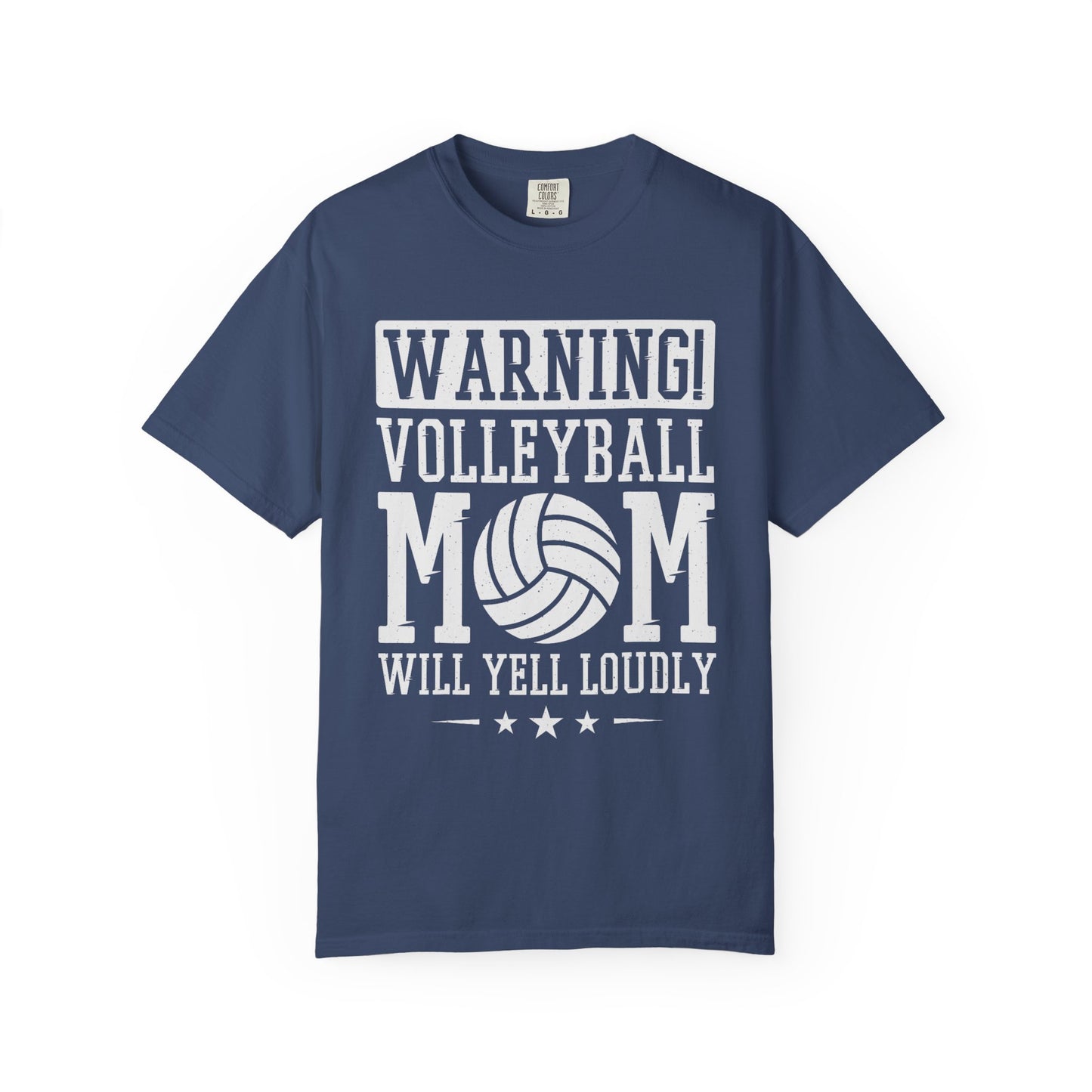 Warning! Volleyball Mom Unisex T-Shirt – Perfect Gift for Sports Moms