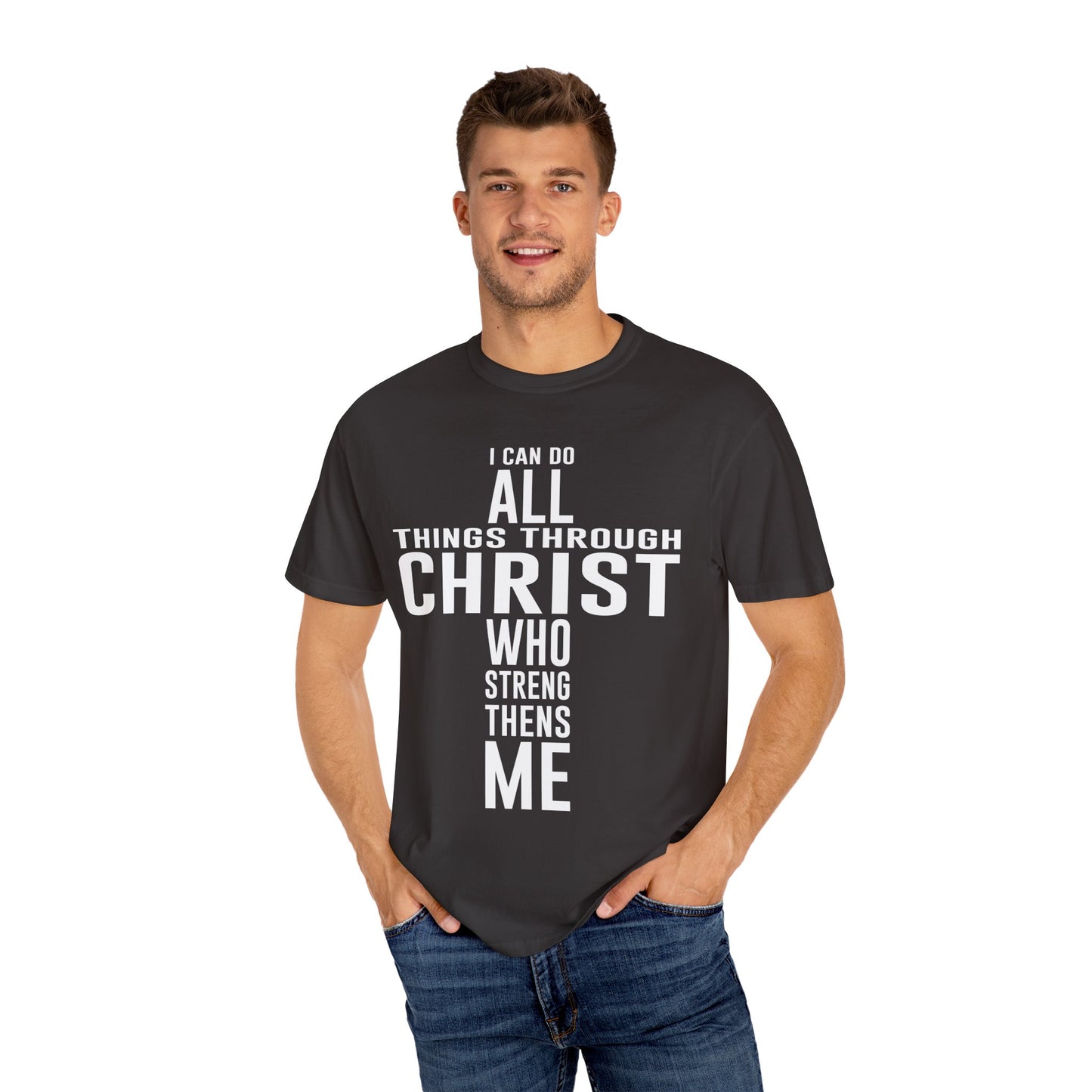 Cristian Unisex Garment-Dyed T-shirt
