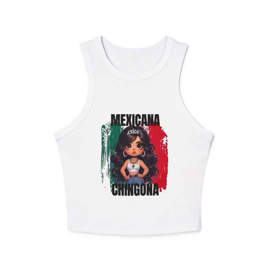 Tank Top Mexican Girl Graphic Print