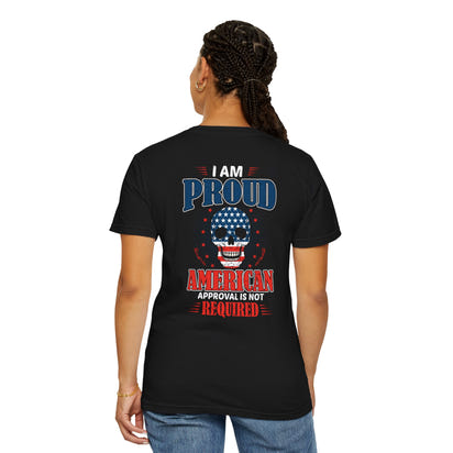 American Patriot Unisex Garment-Dyed T-shirt 2