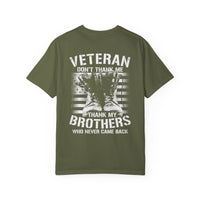 Military Unisex Garment-Dyed T-shirt