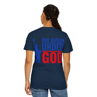 American Patriot Unisex Garment-Dyed T-shirt 3
