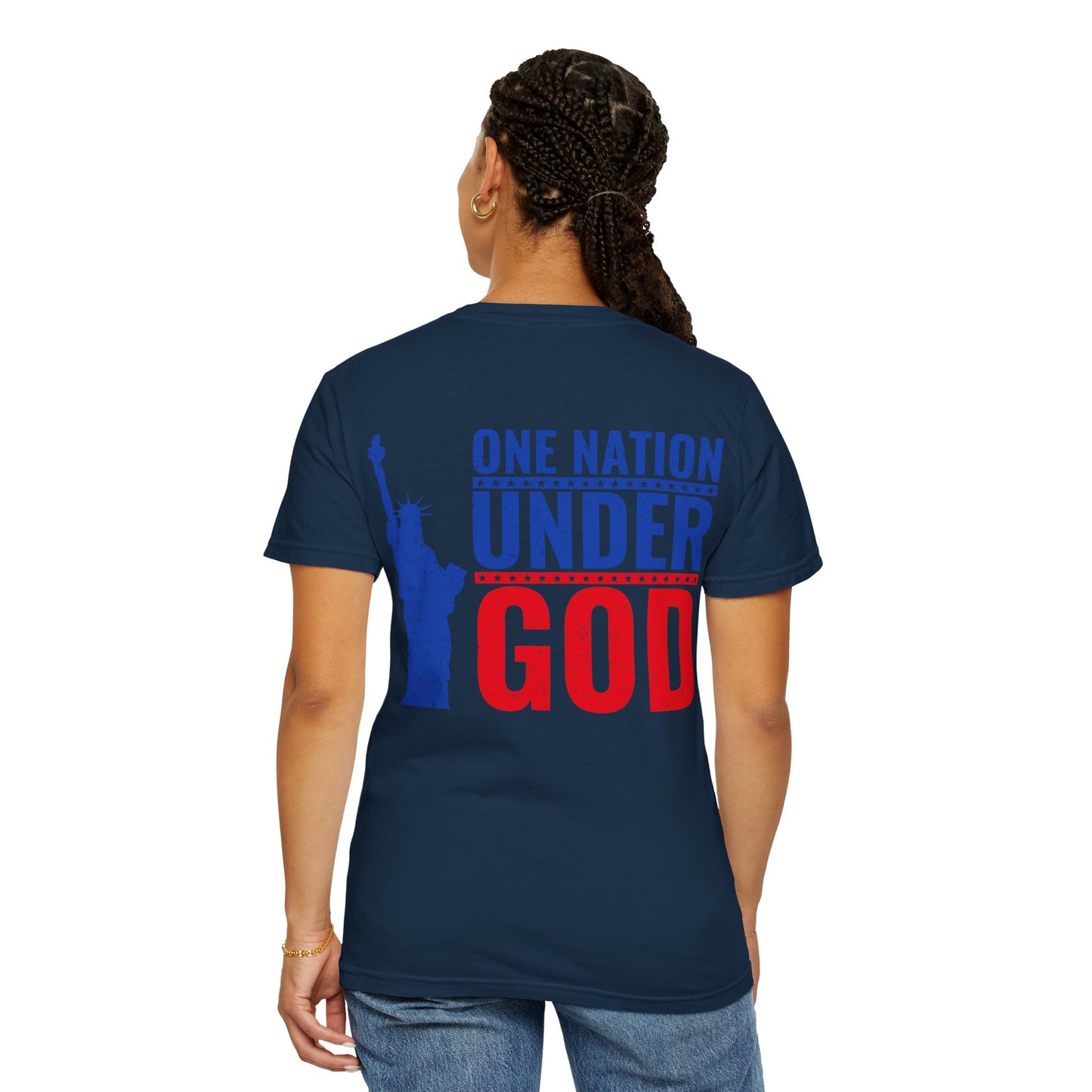 American Patriot Unisex Garment-Dyed T-shirt 3