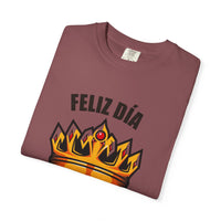 Feliz Día Papá T-Shirt - Unisex Garment-Dyed Tee for Father’s Day