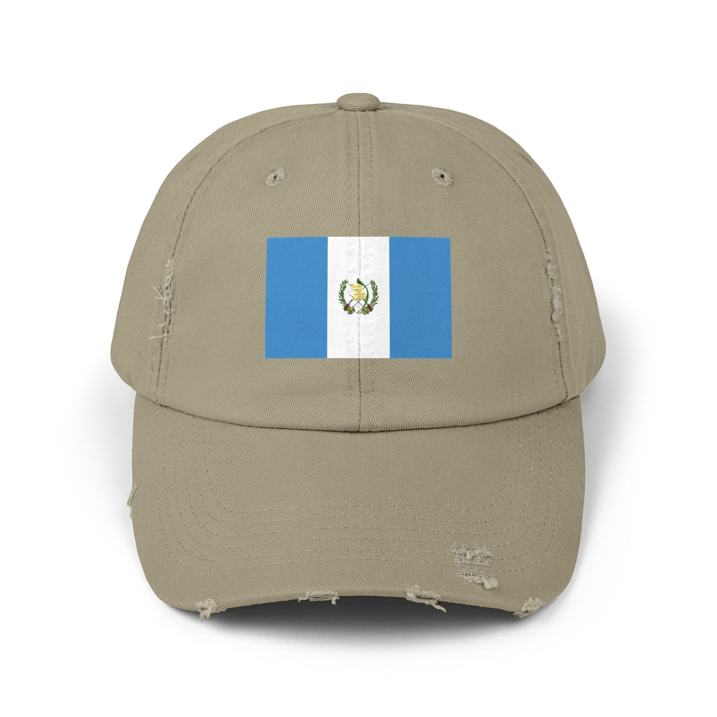 Guatemalan Flag Distressed Cap, Unisex Baseball Hat for Summer, Travel, Gifts, Outdoor Events