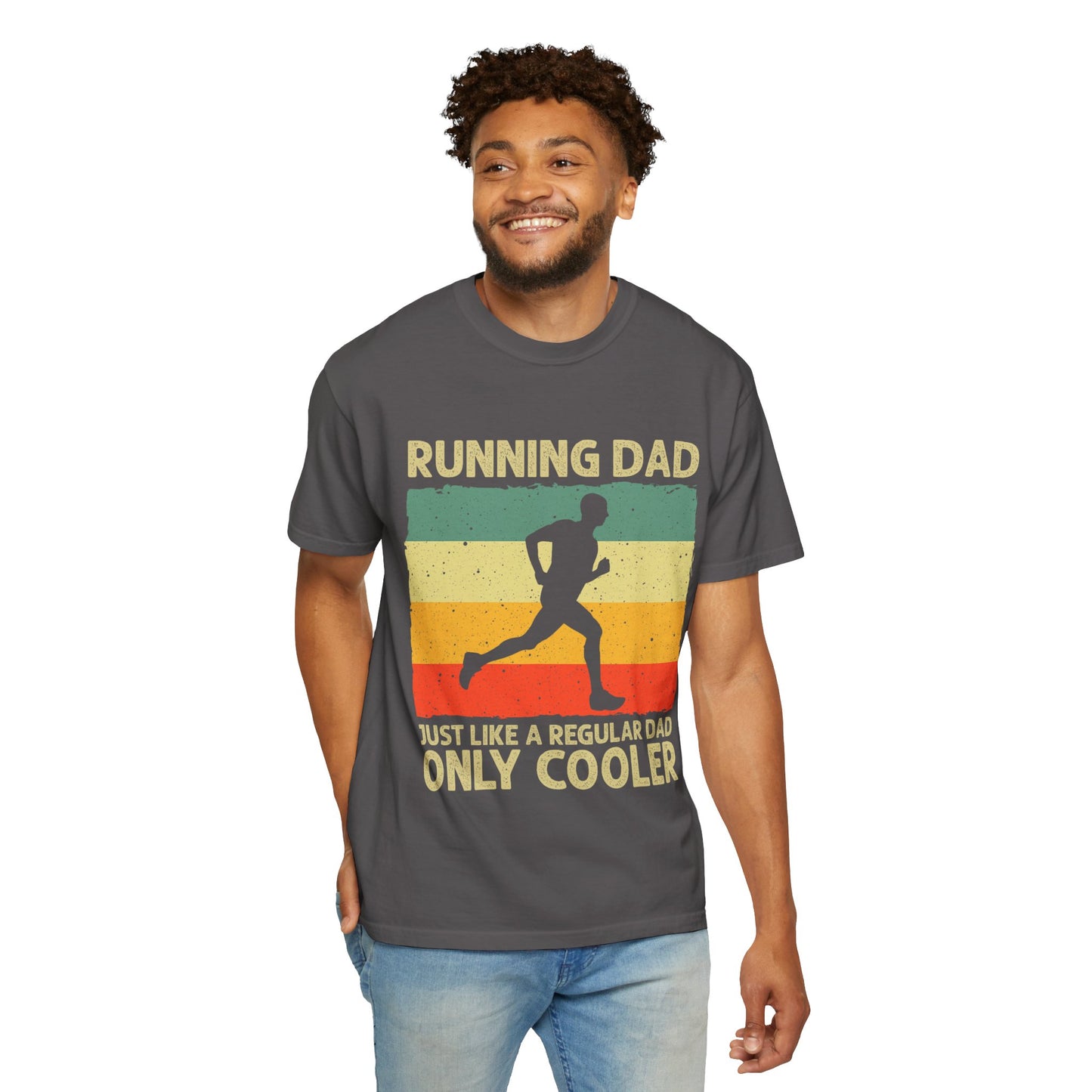Running Dad Unisex T-Shirt | Gift for Runners, Cool Dad Apparel, Funny Dad Shirt, Father's Day, Casual Wear