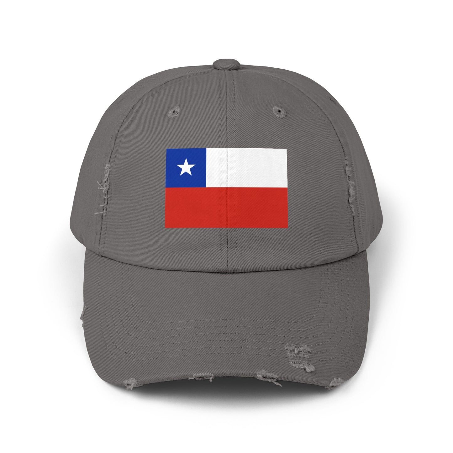 Distressed Chile Flag Cap | Unisex Baseball Hat | Casual Summer Wear, Gift for Travelers, Sports Events, Outdoor Activities