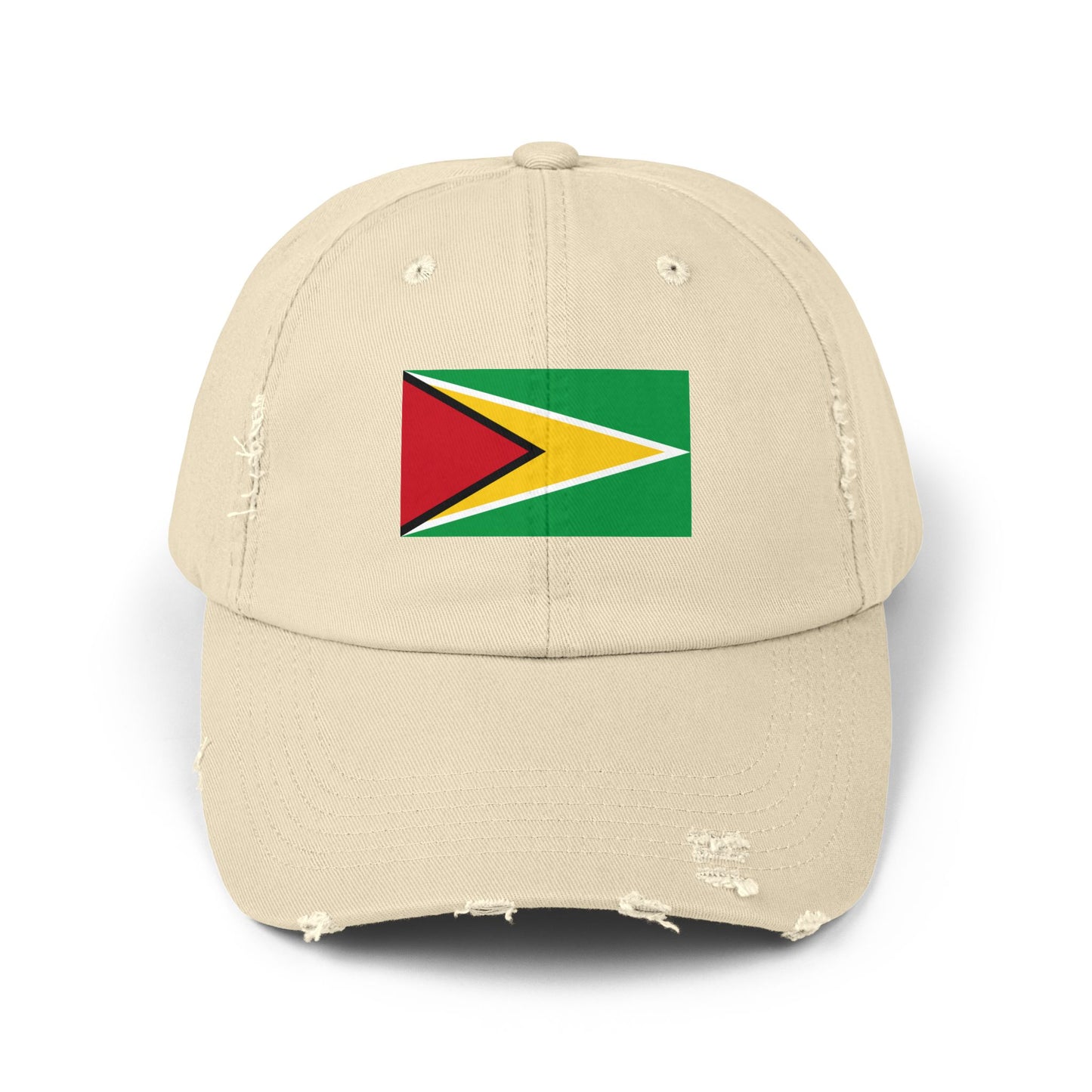 Guyanese Pride Distressed Cap | Unisex Flag Hat for Festivals, Sports, Casual Wear, Gifts, and Celebrations