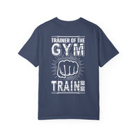 Fitness Unisex Garment-Dyed T-shirt (Back Design) 10