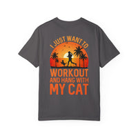 Fitness Unisex Garment-Dyed T-shirt (Back Design) 12