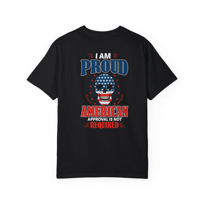 American Patriot Unisex Garment-Dyed T-shirt 2