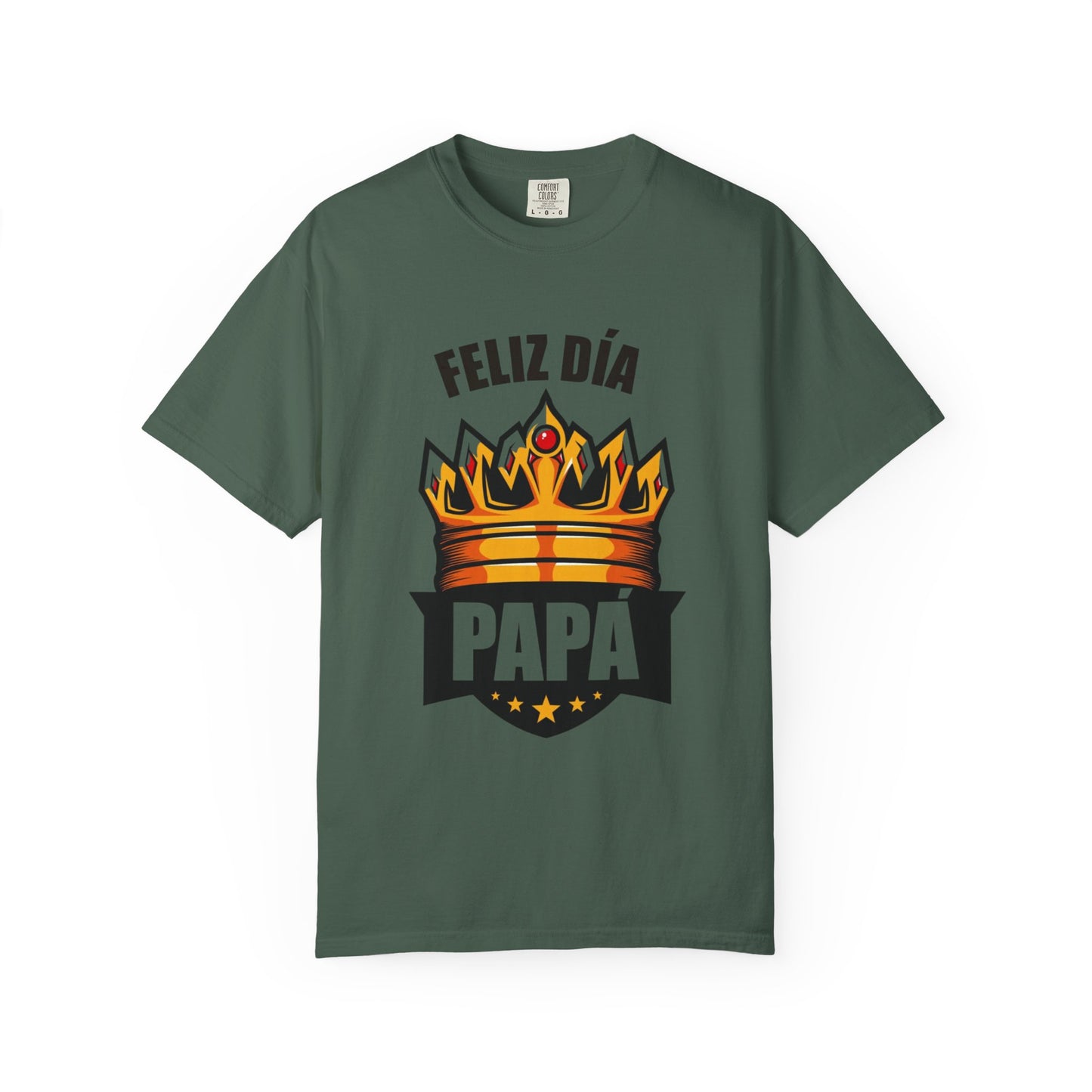 Feliz Día Papá T-Shirt - Unisex Garment-Dyed Tee for Father’s Day