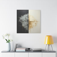 Modern Abstract Wall Art - Matte Canvas 12" x 12" - Contemporary Home Decor