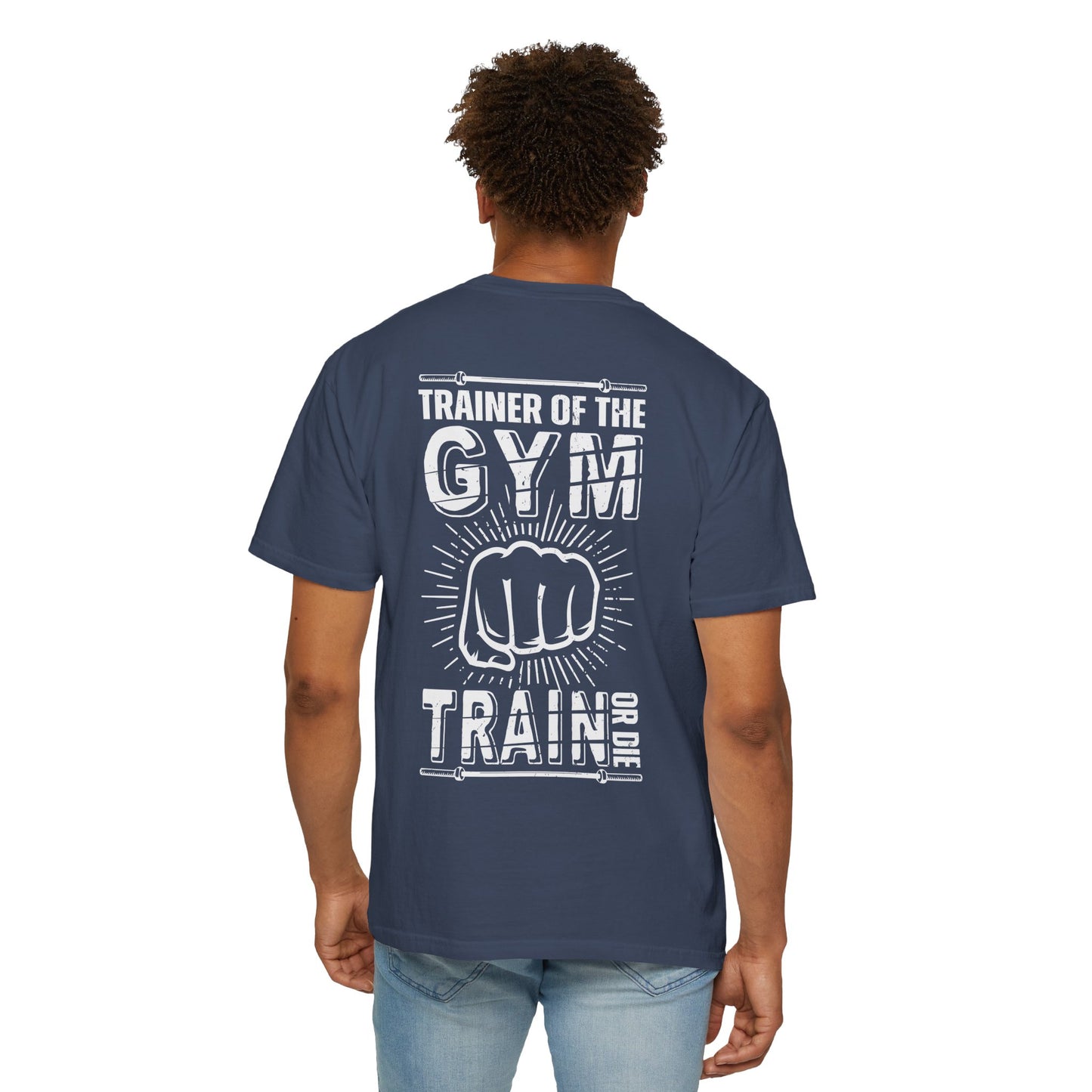 Fitness Unisex Garment-Dyed T-shirt (Back Design) 10