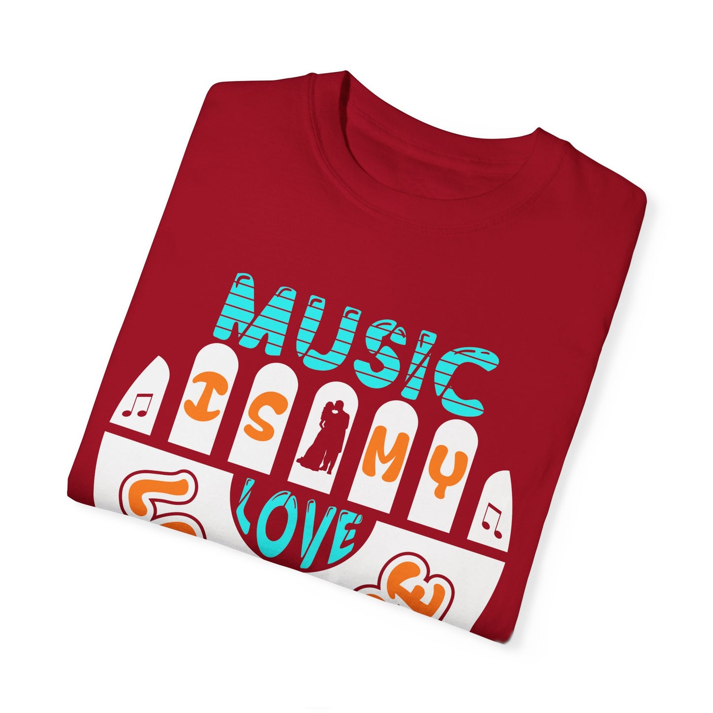 (Music)Unisex Garment-Dyed T-shirt