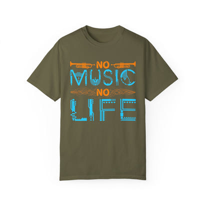 (Music)Unisex Garment-Dyed T-shirt
