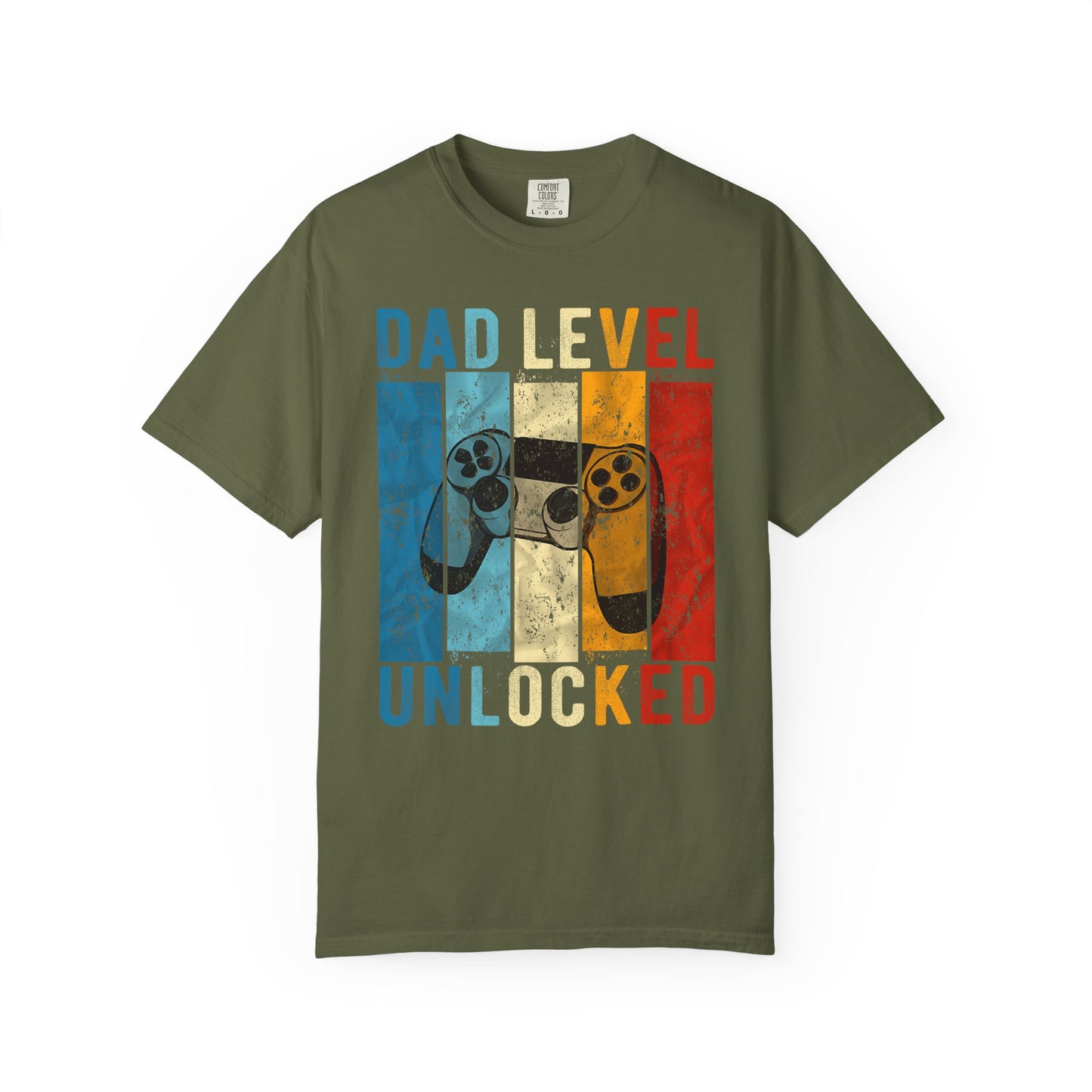 Dad Level Unlocked T-Shirt, Gaming Tee, Unisex Shirt, Father's Day Gift, Gamer Dad Apparel
