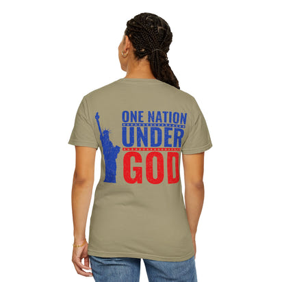 American Patriot Unisex Garment-Dyed T-shirt 3