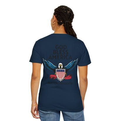 American Patriot Unisex Garment-Dyed T-shirt 8