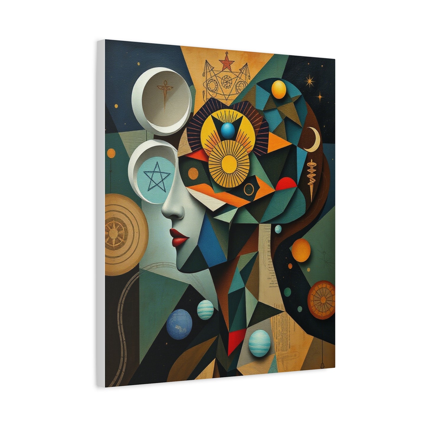 Abstract Mystical Canvas Art - 1.25" Stretched Wall Decor