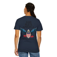 American Patriot Unisex Garment-Dyed T-shirt 8