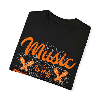 (Music)Unisex Garment-Dyed T-shirt