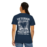 Military Unisex Garment-Dyed T-shirt