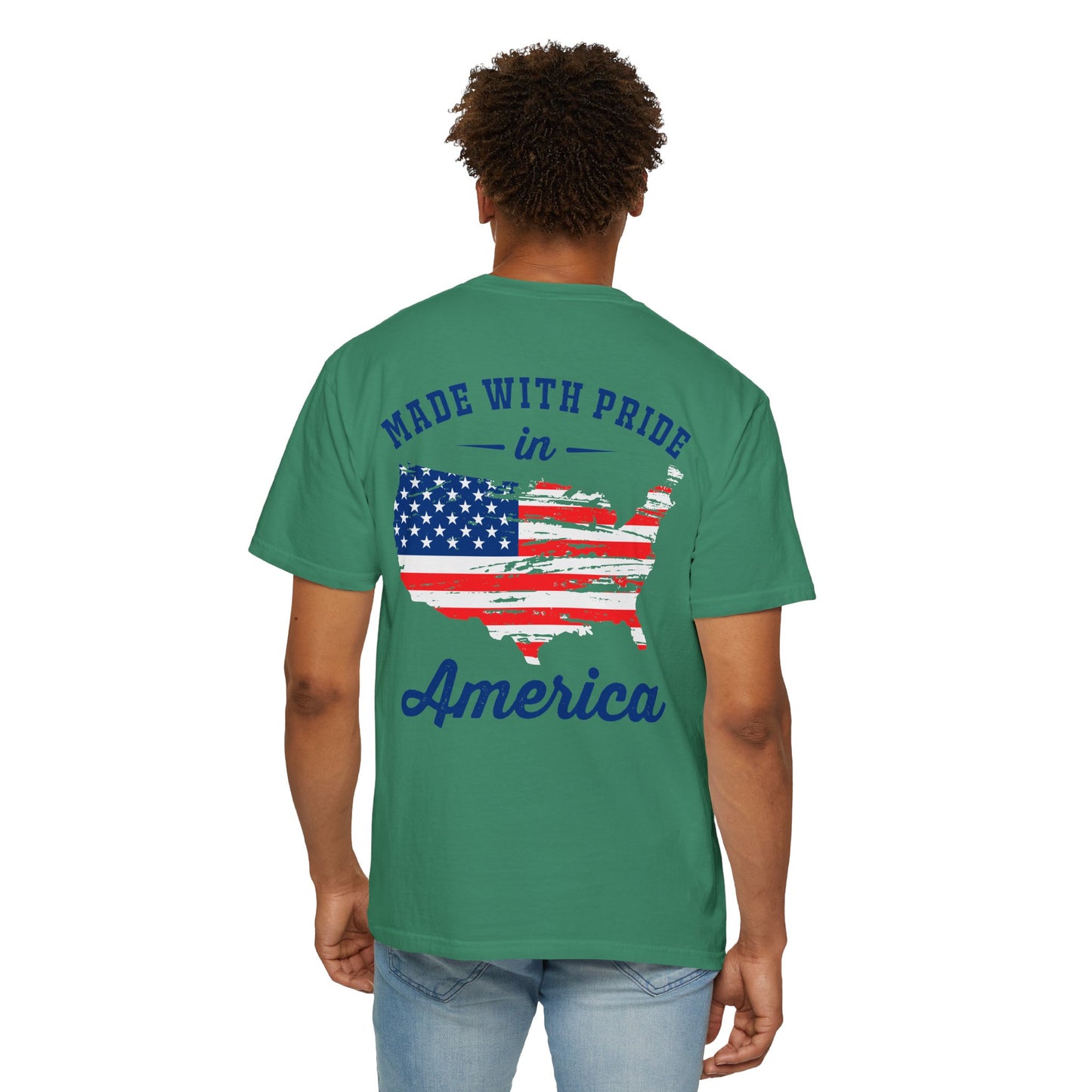 American Patriot Unisex Garment-Dyed T-shirt 1