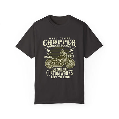 (Motorbike) Unisex Garment-Dyed T-shirt