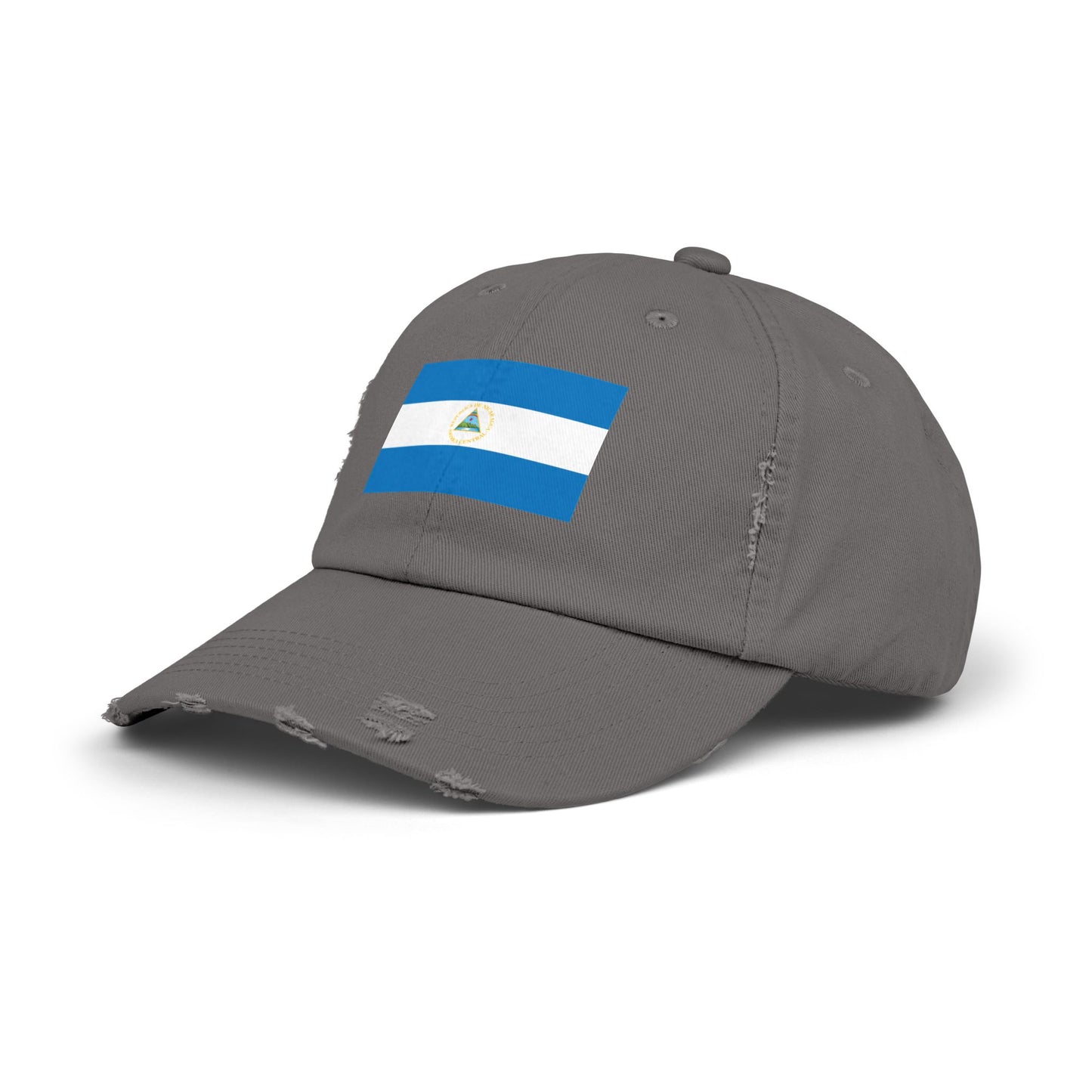 Stylish Unisex Distressed Cap with Nicaragua Flag | Trendy Hat for All Occasions, Casual Wear, Travel, Gift Ideas