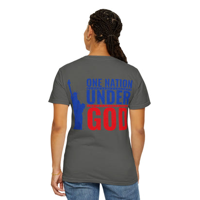 American Patriot Unisex Garment-Dyed T-shirt 3