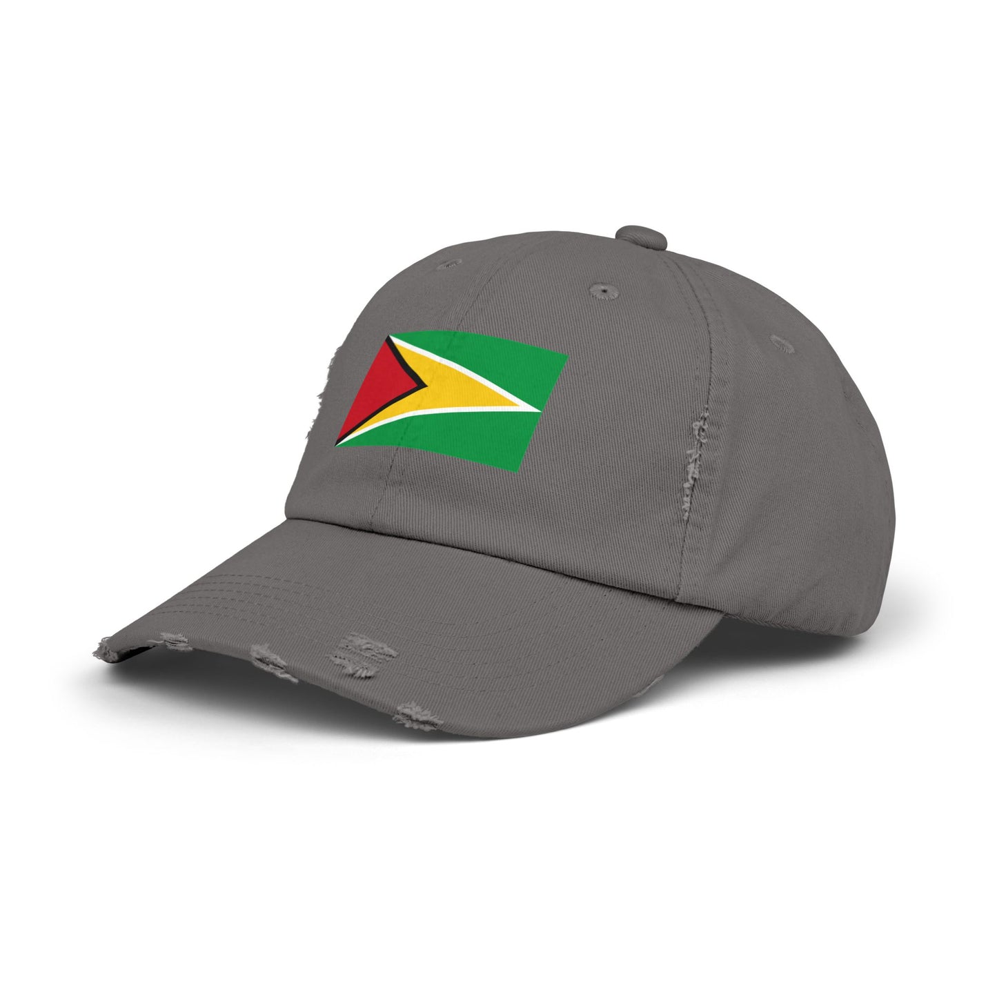 Guyanese Pride Distressed Cap | Unisex Flag Hat for Festivals, Sports, Casual Wear, Gifts, and Celebrations