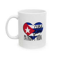 Cuban Patriot Ceramic Mug - 11oz & 15oz | Bold Cuban Graphics for Coffee Lovers