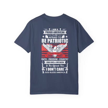 American Patriot Unisex Garment-Dyed T-shirt 5