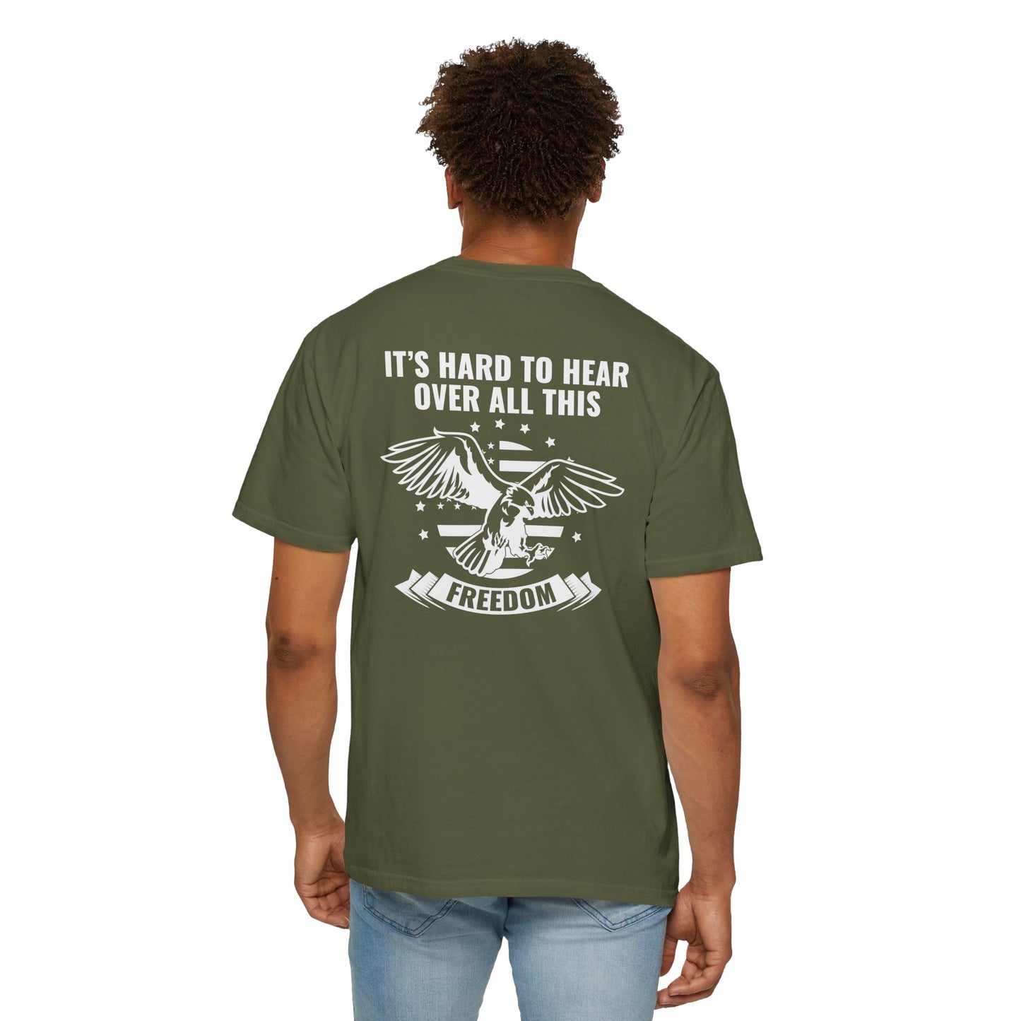 American Patriot Unisex Garment-Dyed T-shirt 10