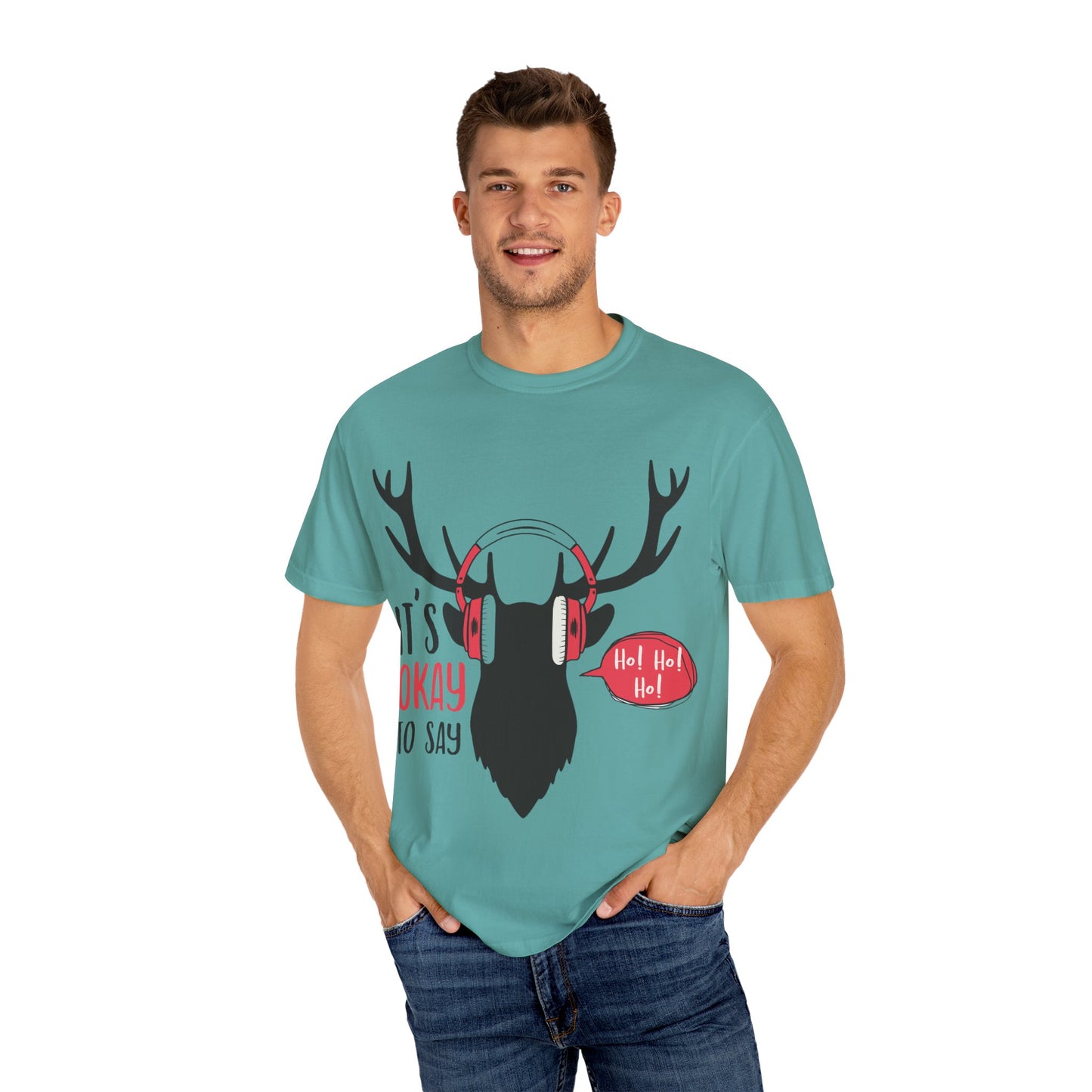 Christmas Unisex Garment-Dyed T-shirt 1