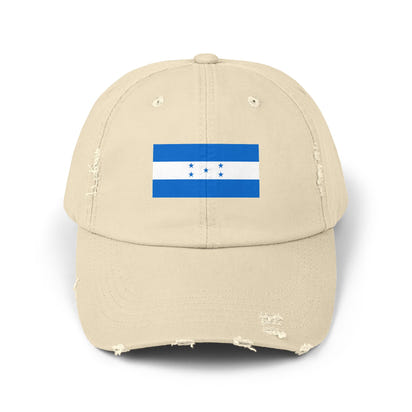 Honduras Flag Distressed Cap, Unisex Baseball Hat, Casual Headwear, Travel Accessory, Gift for Him or Her
