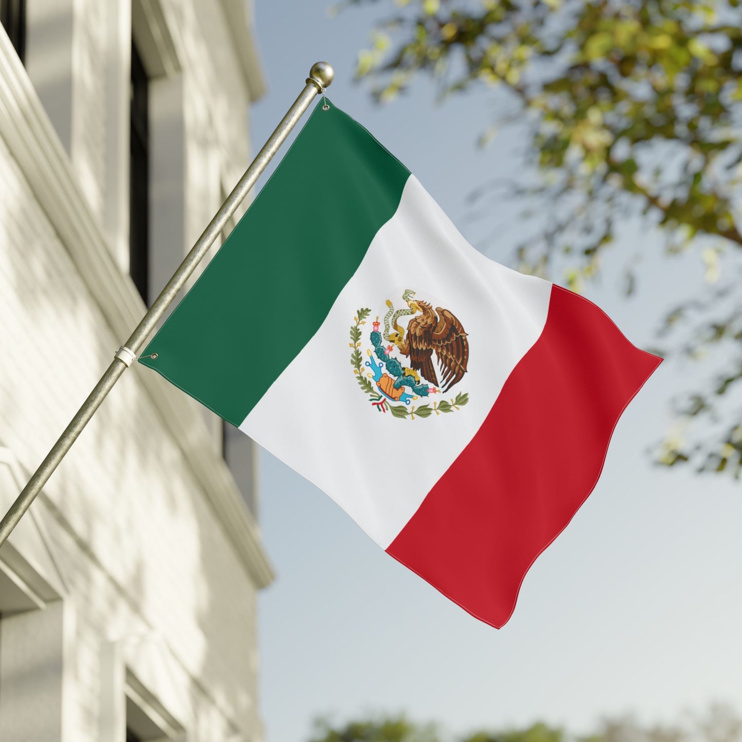 Mexican Double-Sided Flag, Vibrant Home Decor, Outdoor Party Decoration, Holiday Celebration, Festive Gift