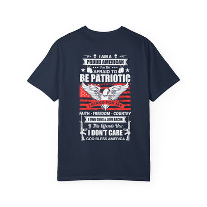 American Patriot Unisex Garment-Dyed T-shirt 5