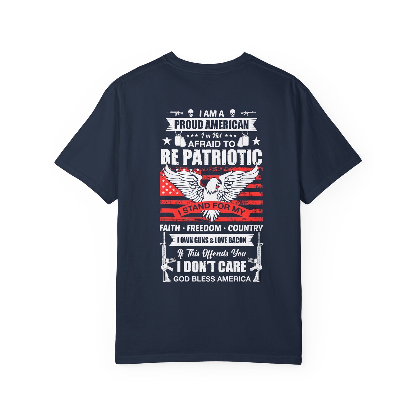American Patriot Unisex Garment-Dyed T-shirt 5