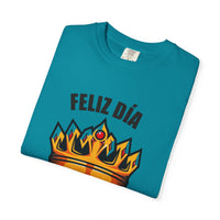 Feliz Día Papá T-Shirt - Unisex Garment-Dyed Tee for Father’s Day