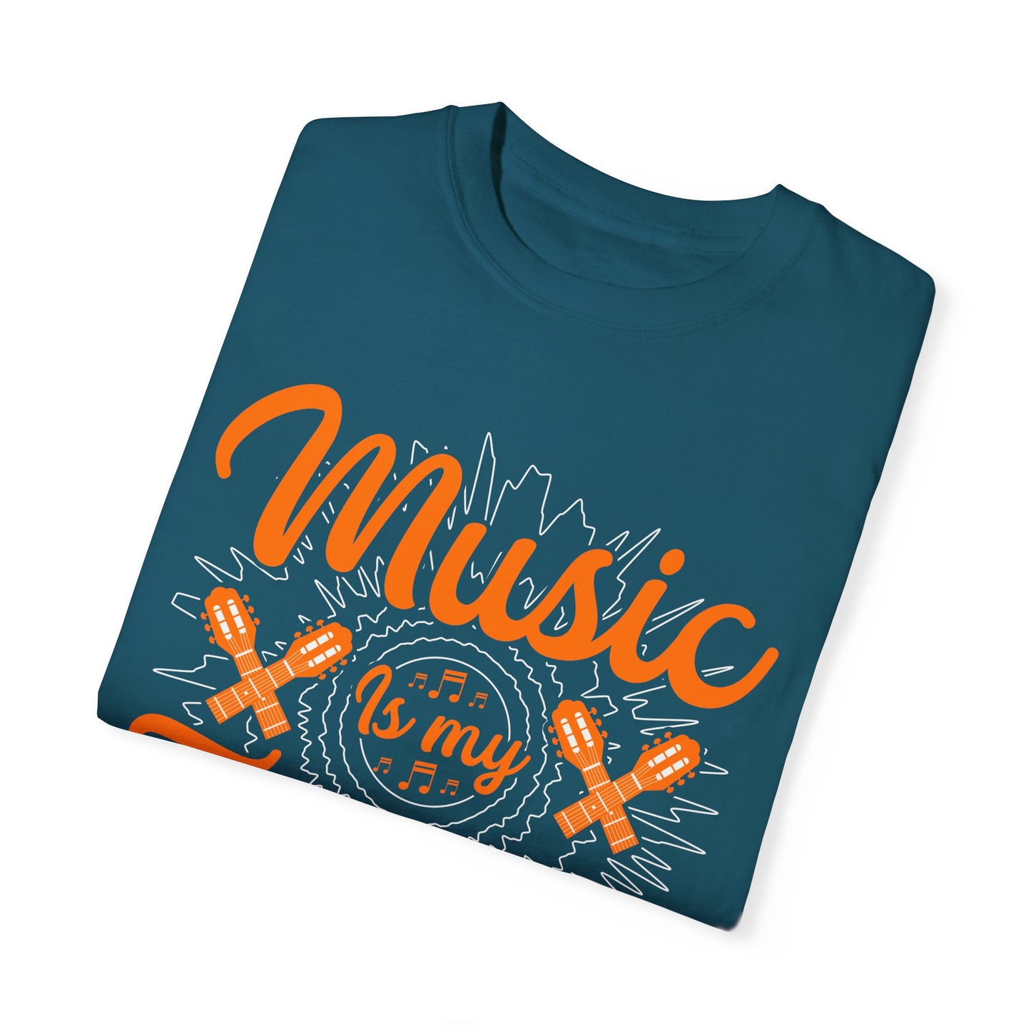(Music)Unisex Garment-Dyed T-shirt