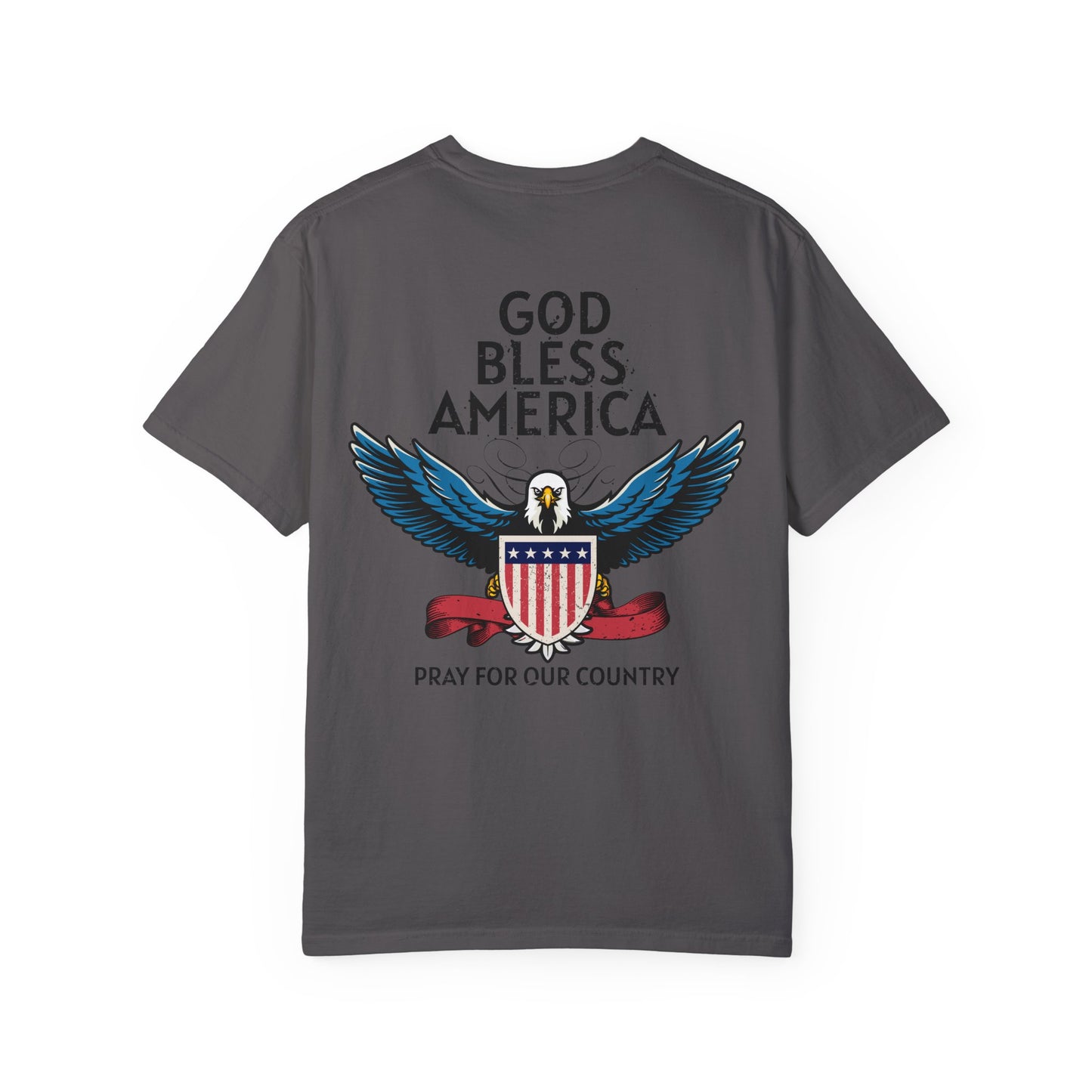 American Patriot Unisex Garment-Dyed T-shirt 8