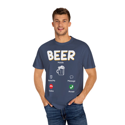 Alcohol Unisex Garment-Dyed T-shirt