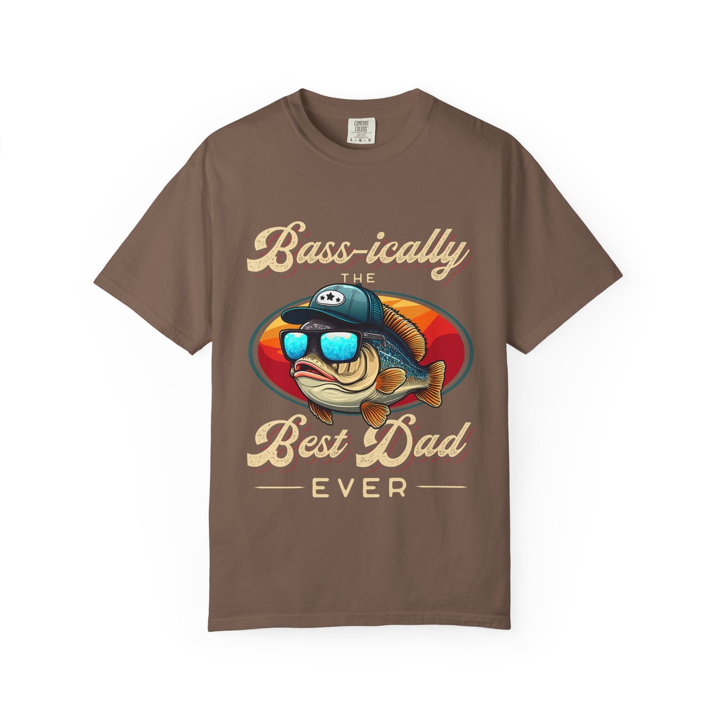 Bass-ically the Best Dad Ever T-Shirt, Unisex Fishing T-shirt, Gift for Dad, Outdoor Casual Tee, Funny Father's Day Shirt